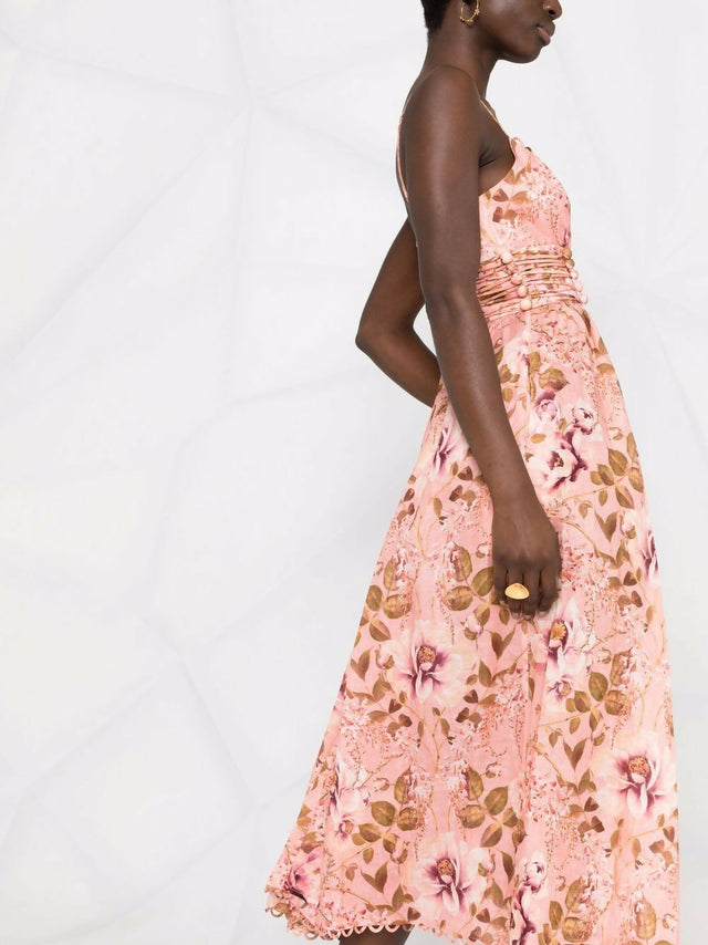 Zimmermann Rosa Laced Picnic Dress - 12 / Floral - Dresses