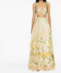 Zimmermann - Zimmermann Ruched Bralette & Coaster Maxi Skirt