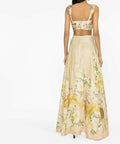 Zimmermann - Zimmermann Ruched Bralette & Coaster Maxi Skirt