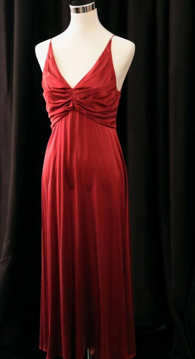 ZimmermannSilkRedDressHire