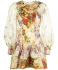 Zimmermann Sensory Flip Dress Mini Dress Floral Size 1 / AU 10 - 10 / Multi - Dresses