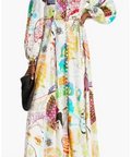 Zimmermann Shelly Billow Long Dress Poster Print Size 3 - 14 / Multi - Dresses