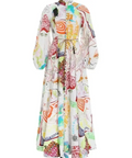 Zimmermann Shelly Billow Long Dress Poster Print Size 3 - 14 / Multi - Dresses