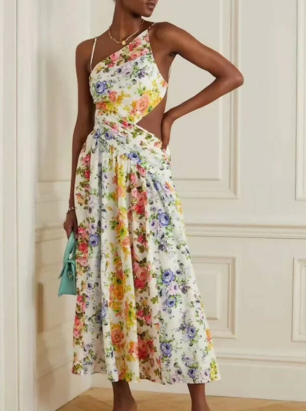 Zimmermann Spliced Asymmetrical Dress Size 8 10 - Dresses