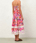 Zimmermann Stardust Fit and Flare Dress - 10 / Floral - Dresses