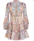 Zimmermann - Zimmermann Stargazer Kaleidoscope Buttoned Mini Dress
