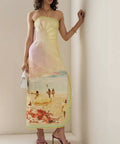 Zimmermann Structured Coaster Midi Dress Multi Size - Dresses