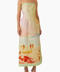 Zimmermann Structured Coaster Midi Dress Multi Size - Dresses