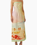 Zimmermann Structured Coaster Midi Dress Multi Size - Dresses