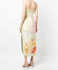 Zimmermann - Zimmermann Structured Midi Dress in Poster Print
