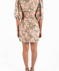 Zimmermann Tempest Lace up Mini Dress - 10 / Floral - Dresses