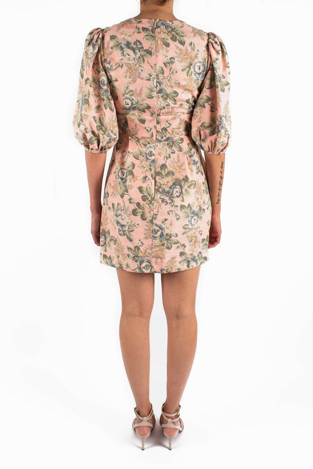 Zimmermann Tempest Lace up Mini Dress - 10 / Floral - Dresses