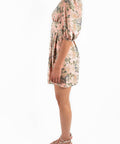 Zimmermann Tempest Lace up Mini Dress - 10 / Floral - Dresses