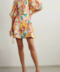 Zimmermann Tempo Kaleidoscope Mini Dress - Dresses