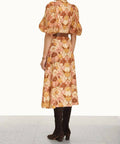 Zimmermann Tempo Puff Sleeve Day Dress Size 10 & 12 - 10 / Floral - Dresses