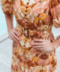 Zimmermann Tempo Puff Sleeve Day Dress Size 10 & 12 - 10 / Floral - Dresses