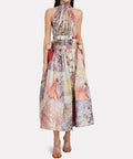 Zimmermann - Zimmermann The Botanica Halter Gown in Book Print