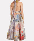 Zimmermann - Zimmermann The Botanica Halter Gown in Book Print