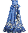 Zimmermann - Zimmermann The High Tide Eyelet Maxi Dress in Blue Sailboats