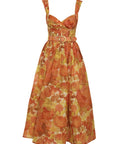 Zimmermann - Zimmermann The High Tide Picnic Dress in Citrus Ikat Floral