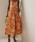 Zimmermann - Zimmermann The High Tide Picnic Dress in Citrus Ikat Floral