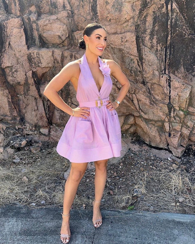 Zimmermann - Zimmermann The High Tide Tuxedo Mini in Lilac