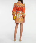 Zimmermann - Zimmermann The Kaleidoscope Aries Shirt Dress in Aries Zodiac Print