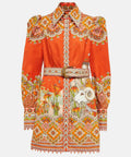 Zimmermann - Zimmermann The Kaleidoscope Aries Shirt Dress in Aries Zodiac Print