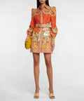 Zimmermann - Zimmermann The Kaleidoscope Aries Shirt Dress in Aries Zodiac Print