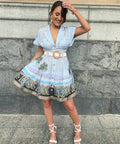 Zimmermann - Zimmermann The Postcard Shirt Mini Dress in Lorne Print