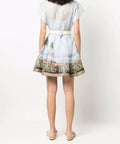 Zimmermann - Zimmermann The Postcard Shirt Mini Dress in Lorne Print