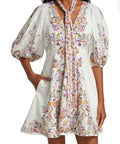 Zimmermann - Zimmermann The Prima Day Mini Dress in Multi Floral