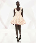 Zimmermann - Zimmermann The Prima Petal Mini Dress in Lipstick