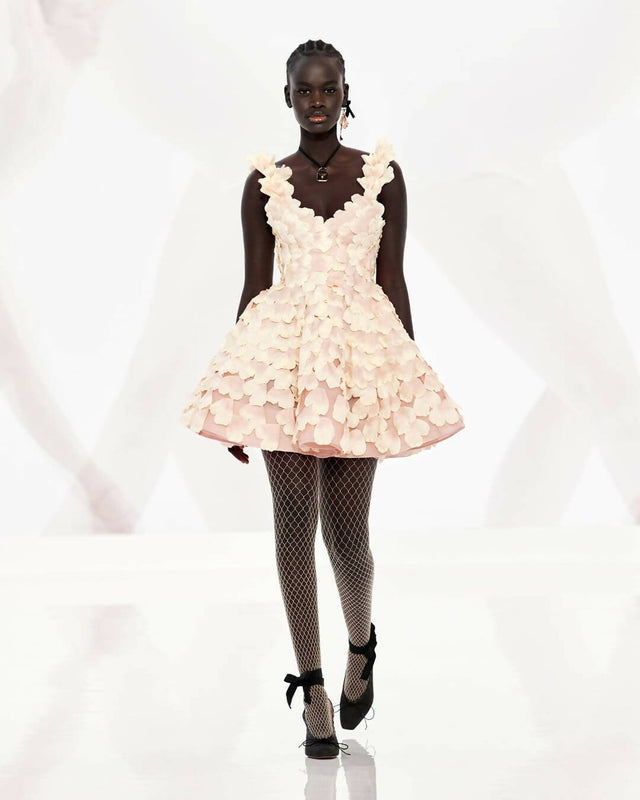 Zimmermann - Zimmermann The Prima Petal Mini Dress in Lipstick