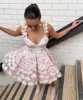 Zimmermann - Zimmermann The Prima Petal Mini Dress in Lipstick