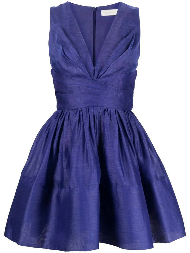 Zimmermann - Zimmermann The Tama V Neck Mini Dress
