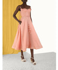 Zimmermann - Zimmermann The Wonderland Midi Corset Dress in Dusty Pink