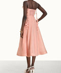Zimmermann - Zimmermann The Wonderland Midi Corset Dress in Dusty Pink