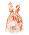 Zimmermann Tranquillity Draped Bodice in Red Lily - Dresses