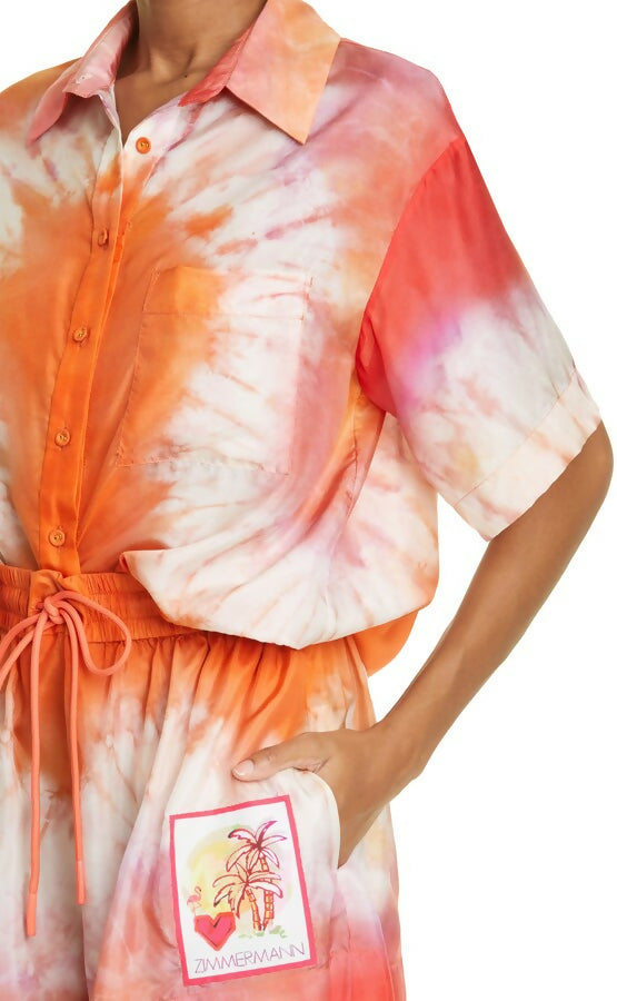 Zimmermann Violet Tie Dye Silk Set - Size 2/3 - Outfit Sets