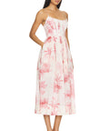 Zimmermann Waverly Corset Midi Dress - 8 / Print - Dresses