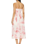 Zimmermann Waverly Corset Midi Dress in Pink Palm Size 2 / AU 12