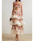 Zimmermann - Zimmermann Wonderland Bralette & Tiered Skirt