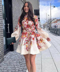 Zimmermann - Zimmermann Wonderland Buttoned Mini Dress