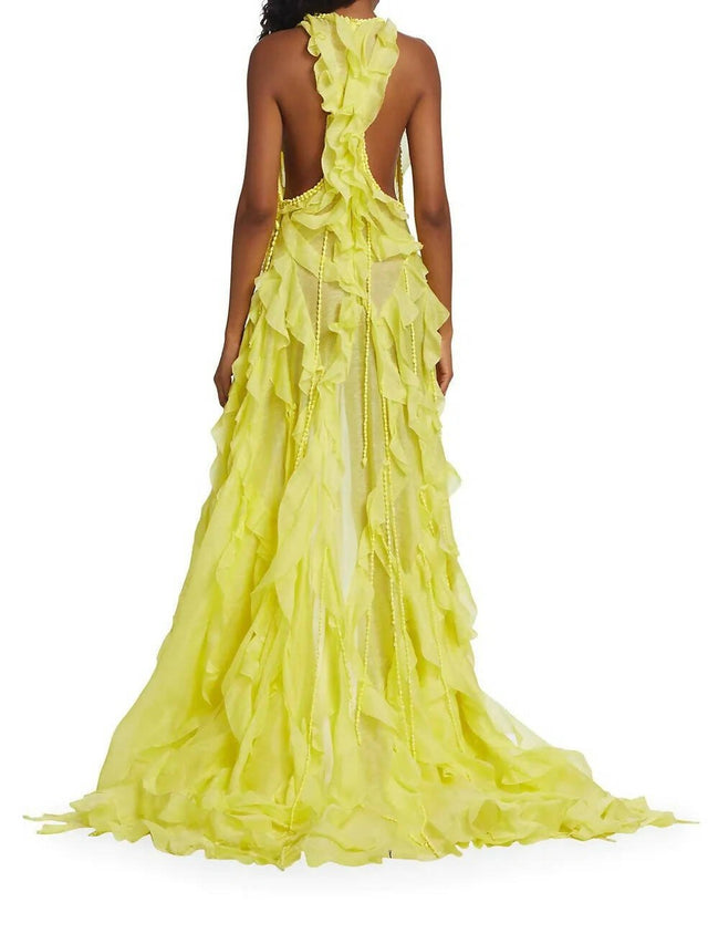 Zimmermann - Zimmermann Wonderland Sleeveless Ruffle Gown Size 6