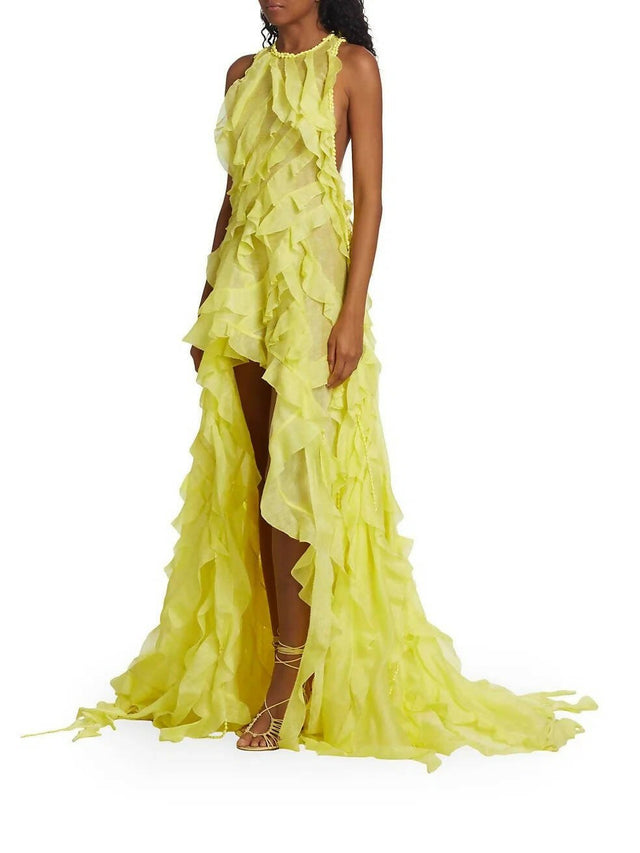 Zimmermann - Zimmermann Wonderland Sleeveless Ruffle Gown Size 6