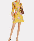 Zimmermann Zinnia Bow Cutout Dress Yellow - Dresses