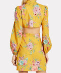 Zimmermann Zinnia Bow Cutout Dress Yellow - Dresses