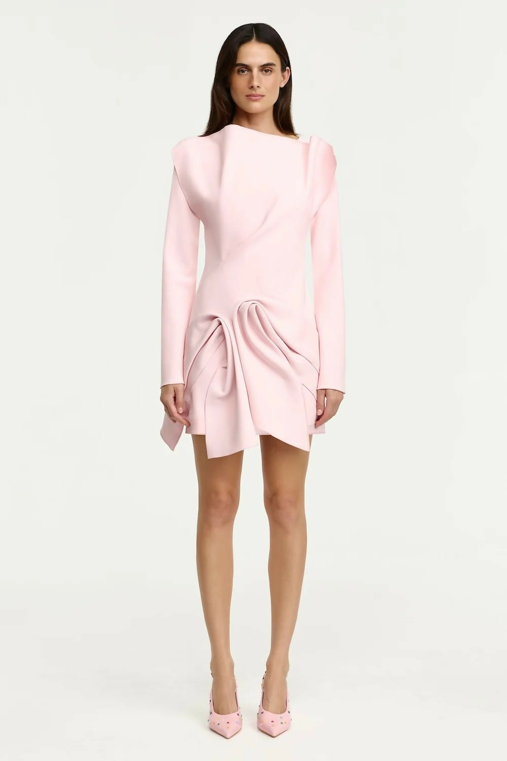 Acler Limosa Mini Dress - Fairy Floss – designer dress hire