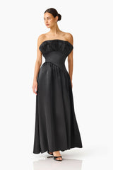 Elliatt Laurel Dress in Black view 1